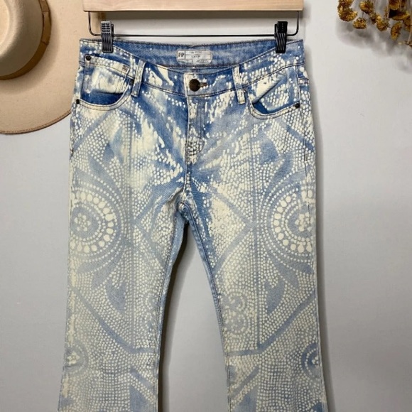 Free People Bali Discharge flare jeans - Picture 8 of 11